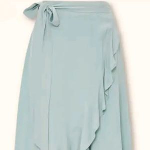 High-low flounce skirt
